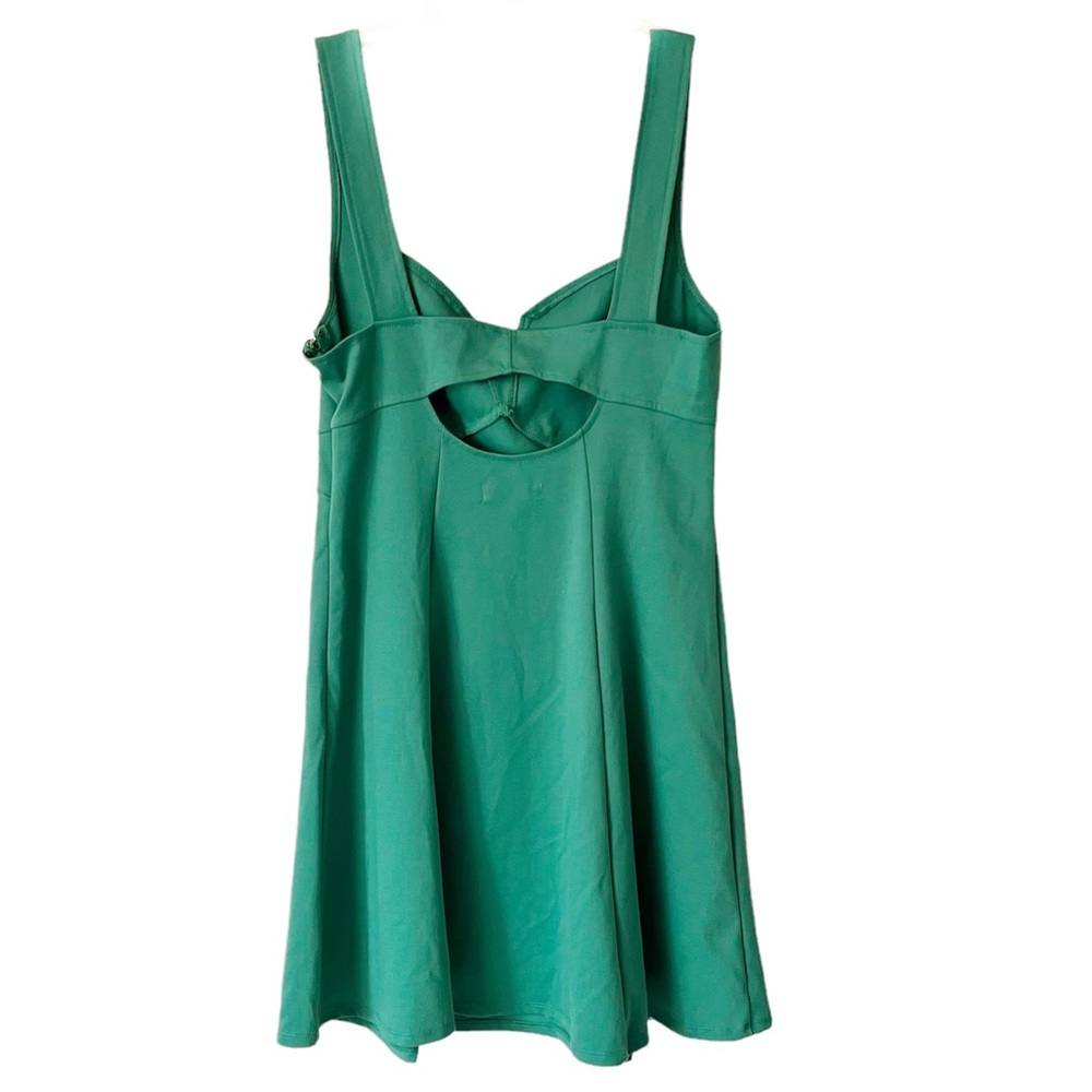 Skater Emerald Green Fit & Flare Cut Out  Sleeveless Green Flirty JustFa… - Picture 10 of 13